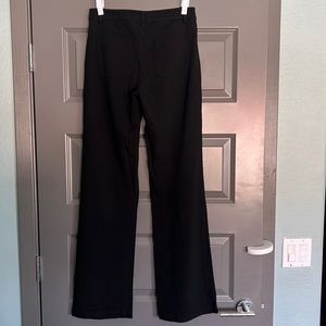 Athleta Ponte Classic Wide Leg Black Pants, size 6T (tall).